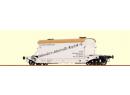 Wagon surbaiss� avec container