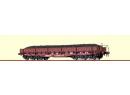 Wagon plat ridelles basses de la DR