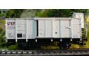 Wagon couvert essx avec vigie STEF