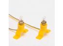BUSCH 4280 - Paire de socles pour �clairage int des maisons