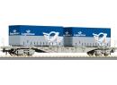 ROCO 66622 HO - Wagon porte containers AAE