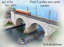 PONT RIVIERE 3 ARCHES A 2 VOIES