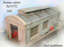 PN SUD MODELISME 8752 HO - REMISE ATELIER BETON