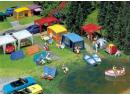 Jeu de tentes de camping