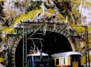 Entr�e de tunnel 2 voies pour locos �lectriques