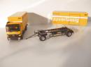 HERPA 531 HO - Porte container Me ACTROS de la Poste Suisse