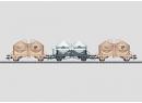 Coffret avec 3 wagons-silos.