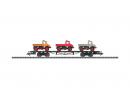 Wagon pour le transport de v�hicule avec UNIMOG.