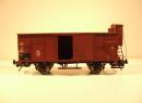 Wagon couvert bois G10 avec gu�rite de la DB