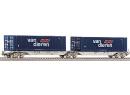 Double porte containers VAN DIEREN des NS