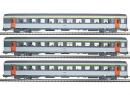 Coffret de 3 voitures Corail logo encadr� �p IV/V de la SNCF