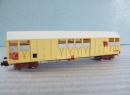 Wagon couvert Gakkss 14-6 jaune t�te vache de la SNCF