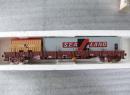 Wagon plat + container