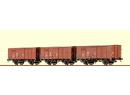 BRAWA 48217 HO - Coffret de 3 wagons couverts de la SBB