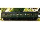 Voiture voy � porti�res lat�rales avec vigie 2�cl �p II de la SNCF