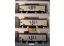 Coffret de 3 frigorifiques essx STEF �p IV de la SNCF (par Brawa)