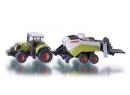 Claas Axion avec presse � ballots