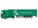 Mercedes semi remorque PROJECT SERVICE