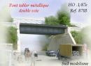 PONT A TABLIER METALLIQUE CULEE DROITE, DOUBLE VOIE