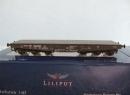 Wagon plat  charges lourdes �p IV de la Bundeswehr avec bogies � 3 essieux