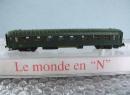 Voiture OCEM type A8 marquages droits �p III de la SNCF