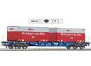 WAGON PLAT MAV PORTE CONTENEURS RAILCARGO AUSTRIA