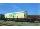 Wagon porte container CNC de la SNCF