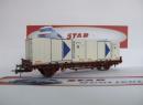 Wagon porte container avec 2 container INTERCONTAINER de la SNCF