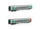 N-Coffret de 2 voitures corail AQUALYS de la SNCF