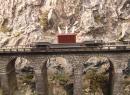 surbaiss� � bogies charg� d'un transfo �p III de la SNCF