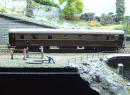Fourgon bagages � bogies p III des FS