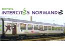 Set de 3 voitures Corail VTU intercit�s normandie de la SNCF