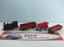 lot de 3 wagons  marchandises + locotender 020 T �ch N