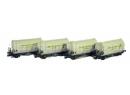 Coffret de 4 WAGONS TRANSCEREALES SNCF