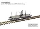 Wagon � traverse pivotante pour le transport des grumes �p III de la DB