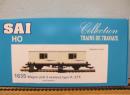 HO 1635 - Wagon plat type K 2 essx ETF avec bungalows � usage de bureau