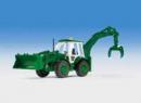 KIBRI 12206 - Tracto pelle JCB � assembler avec pinces � grumes
