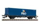 FLEISCHMANN 5239 - Porte container P et O � essieux �p IV de la DB