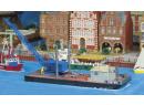 Kibri 39156 HO - Barge avec dragueline Menck (ex 9156)