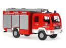 RM 61165 HO - camion MAN dekon sapeurs pompiers (marquages franco italien)