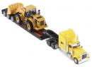 NORSCOT 55417 HO - PETERBILT 389 avec remorque surbaiss�e et chargeuse Cat 950 G