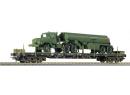 ROCO 67766 HO - plat rallong� �p v de la DB AG avec camion citerne de l'US Army