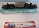 MARKLIN 4717 HO - Surbaiss� � bogies pour charge lourde avec un transfo �p III de la DB