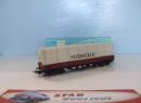 MARKLIN 4517 HO - ridelles basses � bogies avec b�che �p III de la DB