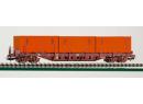 PIKO r�f 54826 HO - plat rallong� Rs 80.2 charg� de 3 containers 20' CNC �p V de la SNCF