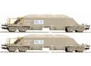 LILIPUT r�f 240086 HO - Set de 2 tr�mies surbaiss�es � d�chargement par gravit� �p V des BLS