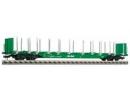 FLEISCHMANN r�f 525402 HO - Plat � bogies rallong� avec ranchers de la Cie ON RAIL �p V