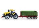 SIKU1855 - TRACT.JCB+ polybenne sur remorque