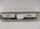 LS MODELS r�f 60010 N - Coffret de 2 frigorifiques bois STEF �p III de la SNCF