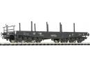 LILIPUT r�f 221218 HO - Plat charges lourdes bogies 3 essx  �p IV de la DR